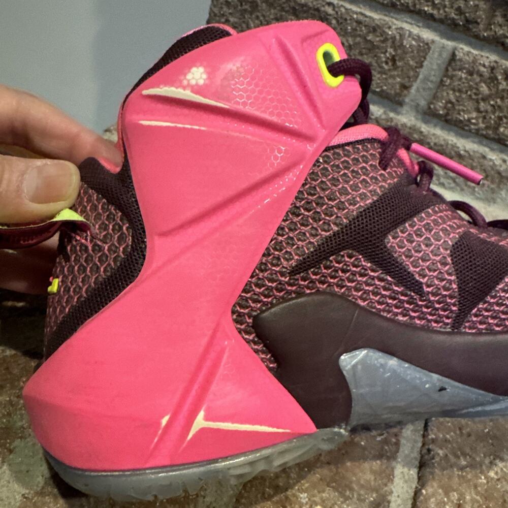 NIKE Lebron 12 [Xll]‎ Double Helix Basketball SneakersSize 6.5Y 685181-600 #0058 - Picture 13 of 16